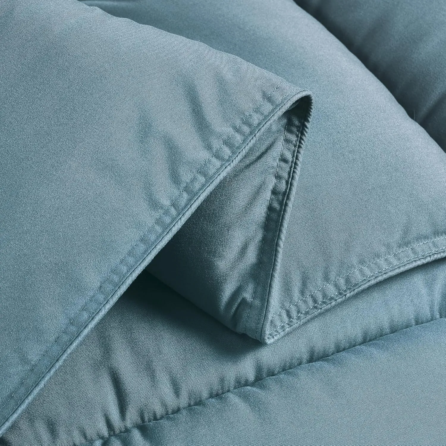 Chezmoi Collection China Blue Down Alternative Comforter Oversized King - 3-Piece Lightweight Comforter Set - All Seasons Microfiber Comforter Duvet Insert with Corner Tabs
