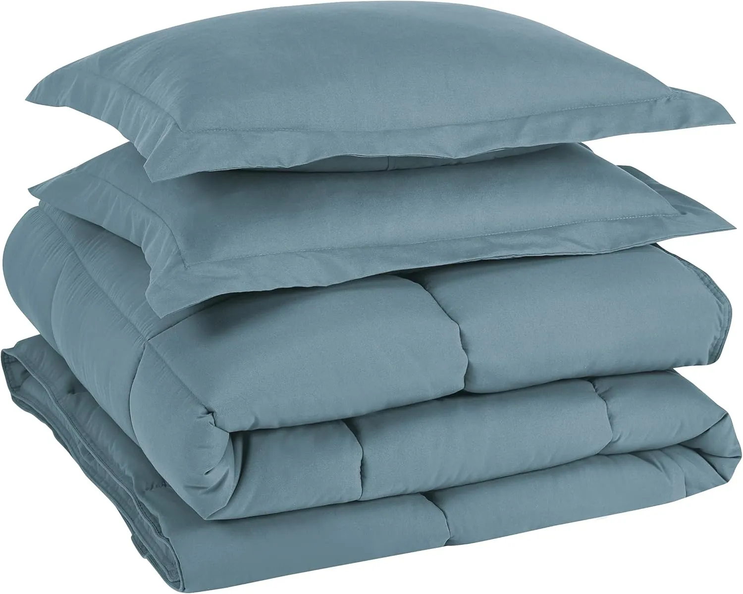 Chezmoi Collection China Blue Down Alternative Comforter Oversized King - 3-Piece Lightweight Comforter Set - All Seasons Microfiber Comforter Duvet Insert with Corner Tabs