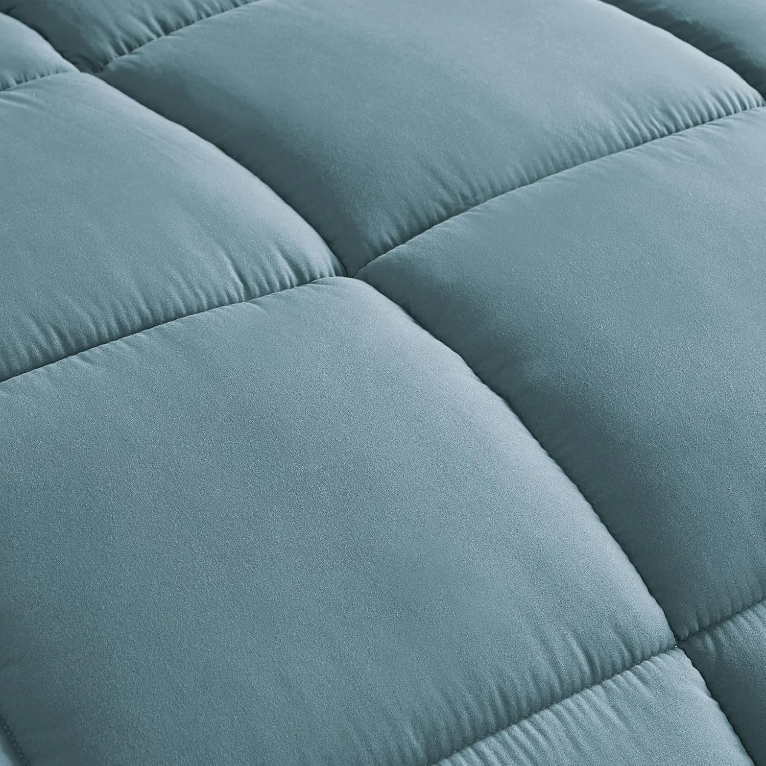 Chezmoi Collection China Blue Down Alternative Comforter Oversized King - 3-Piece Lightweight Comforter Set - All Seasons Microfiber Comforter Duvet Insert with Corner Tabs