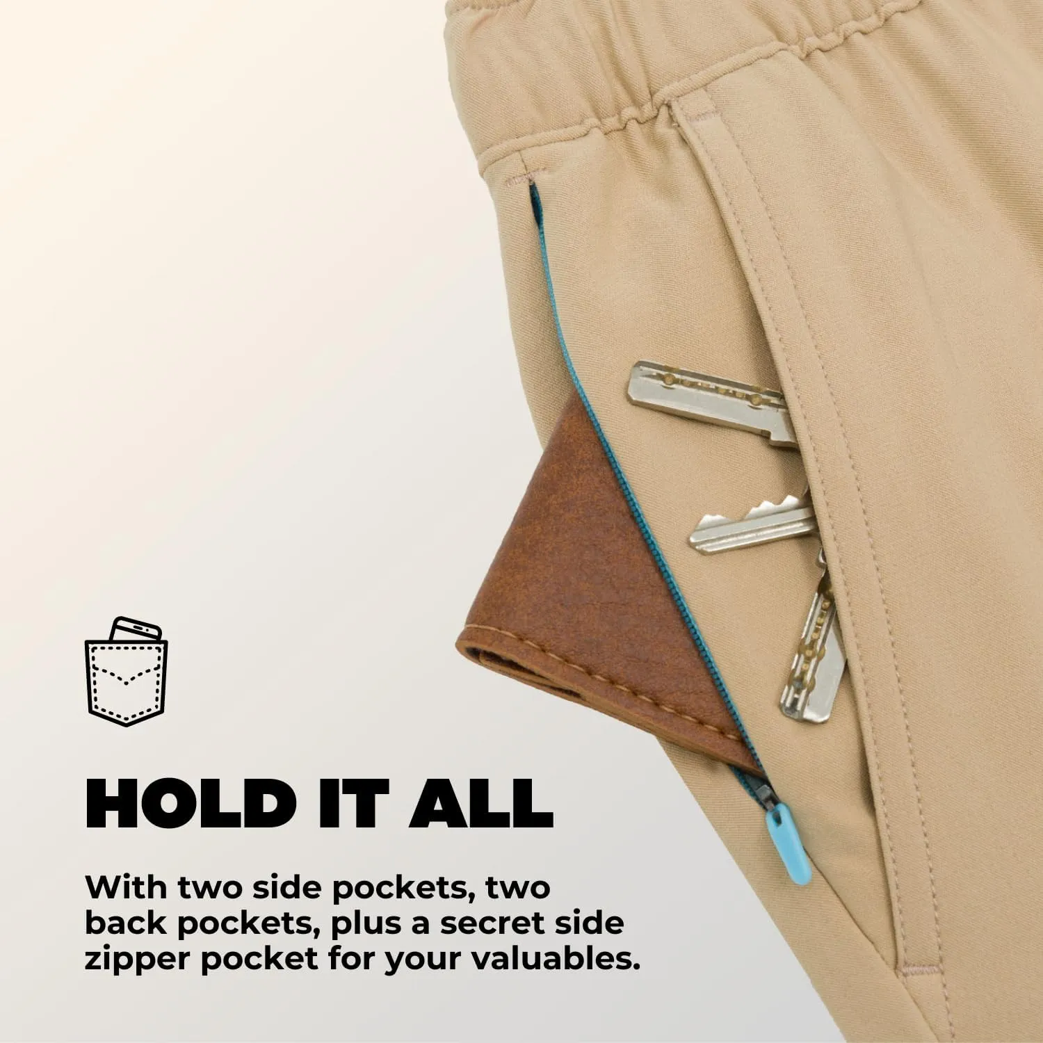Chubbies Everywear Pants – Men’s Chino Pants with 4-Way Stretch, Tapered Leg Fit, Wrinkle-Resistant Stretch Pants, 30” Inseam