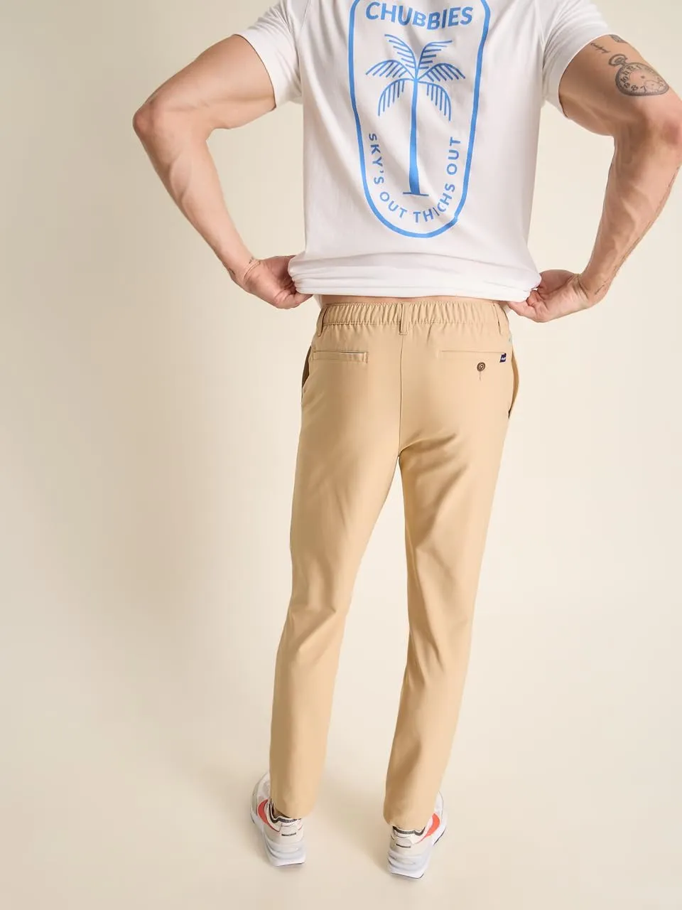 Chubbies Everywear Pants – Men’s Chino Pants with 4-Way Stretch, Tapered Leg Fit, Wrinkle-Resistant Stretch Pants, 30” Inseam