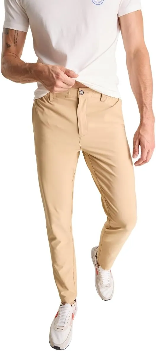 Chubbies Everywear Pants – Men’s Chino Pants with 4-Way Stretch, Tapered Leg Fit, Wrinkle-Resistant Stretch Pants, 30” Inseam
