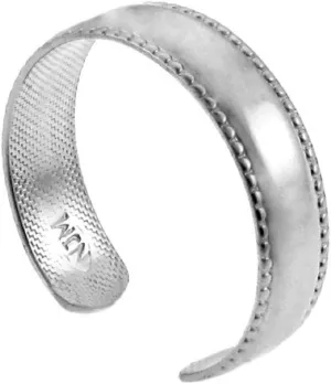 Classic 14k White Gold Bold Milgrain Edge Toe Ring
