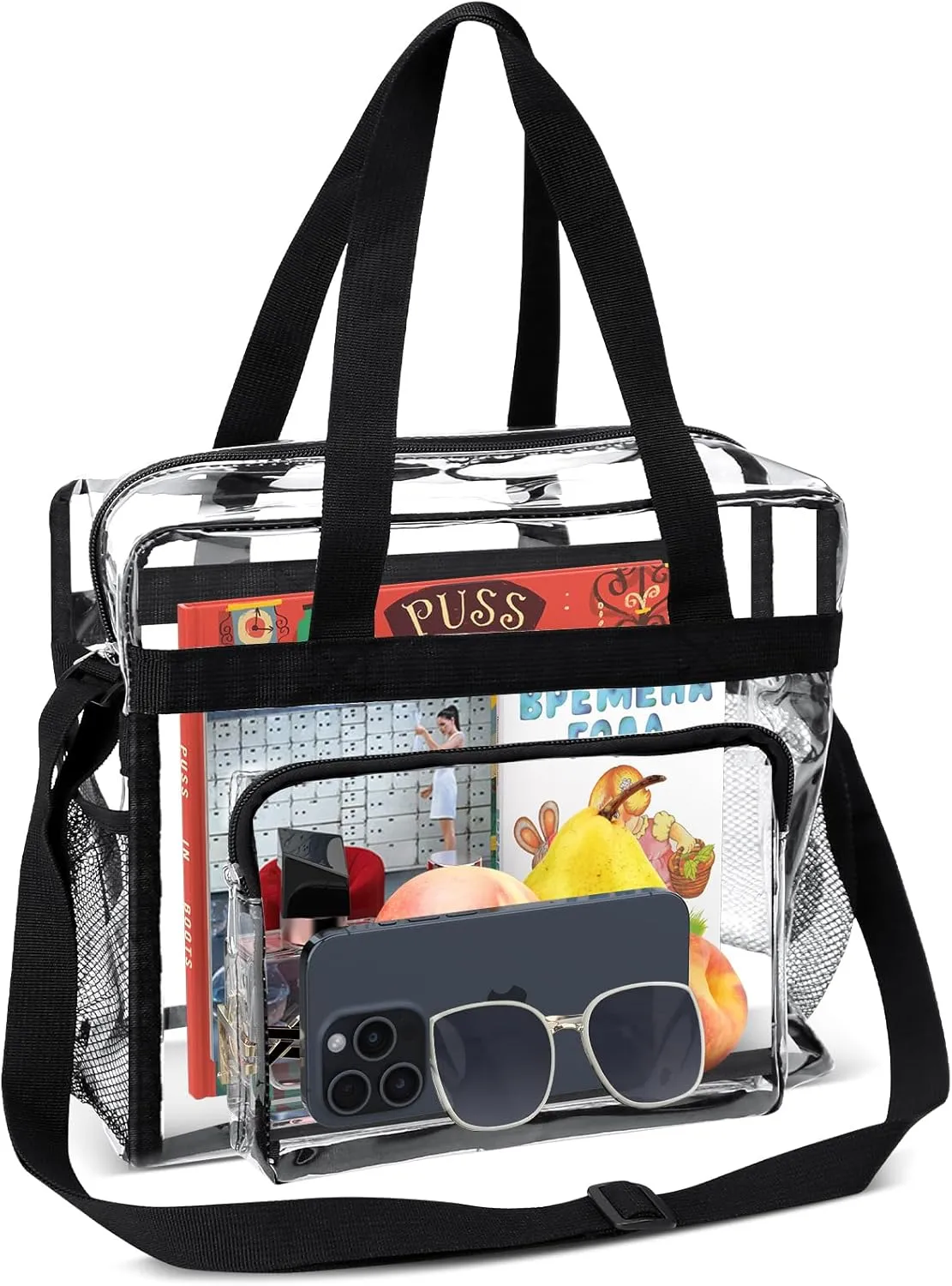 Clear Bag For Stadium Events, Clear Purse Stadium Crossbody Bag
