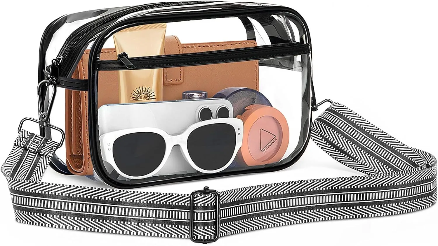 Clear Bag For Stadium Events, Clear Purse Stadium Crossbody Bag