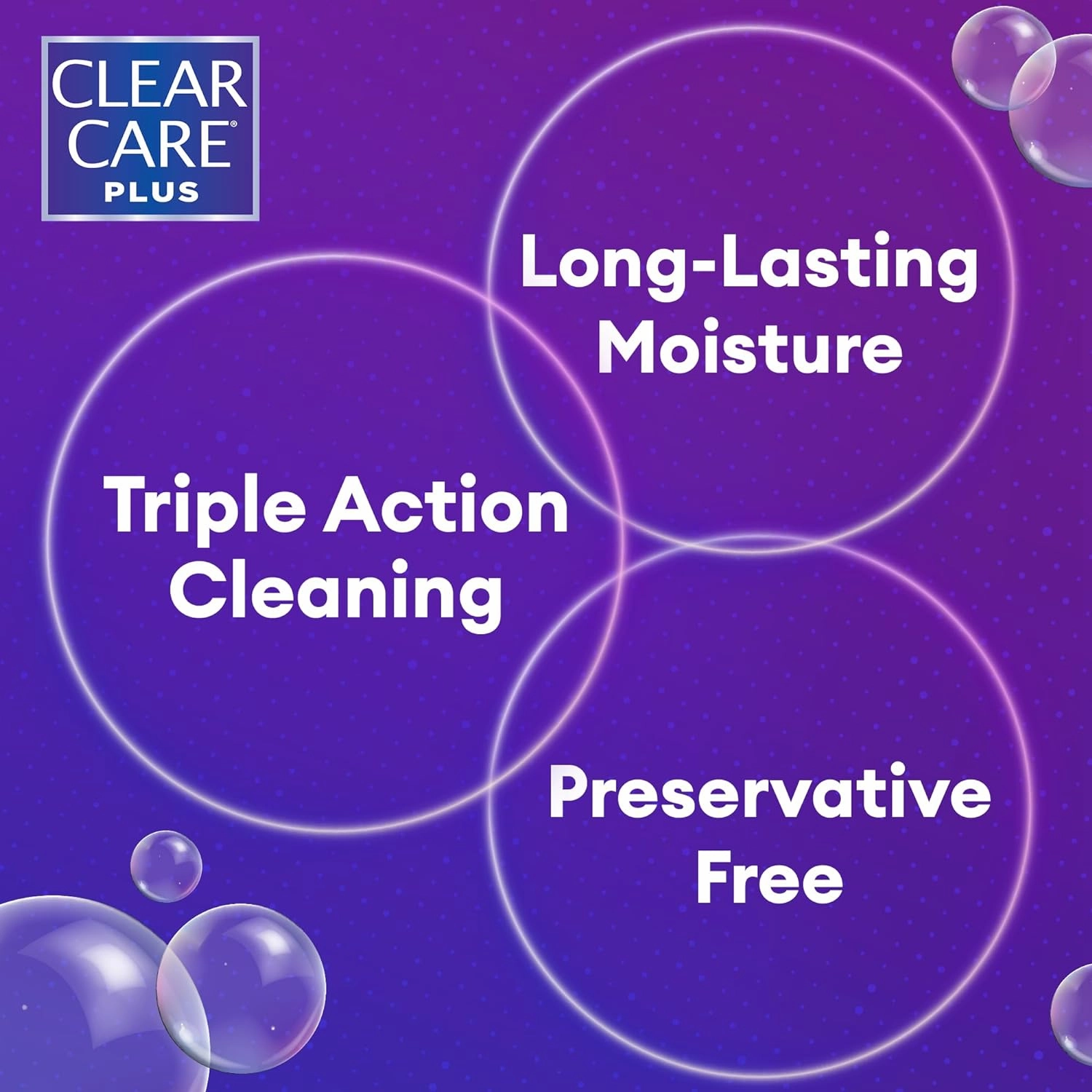 Clear Care Plus Cleaning and Disinfecting Solution with Lens Case, Clear, 12 Fl Oz
