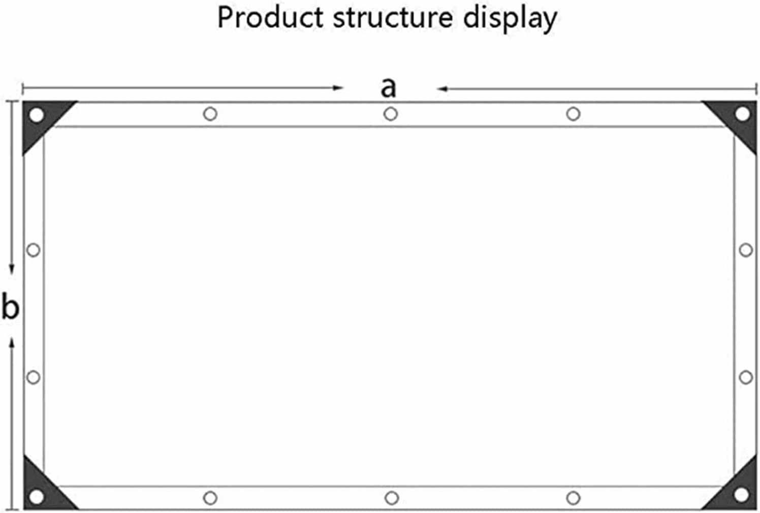 Clear Tarpaulin Sheet with Eyelets Canopies Foldable Heavy Duty Clear Weatherproof Tarp for Greenhouse Garden Canopy Balcony Tent (3x3m)