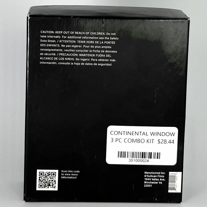 Clear Vinyl soft glass Cleaning Kit