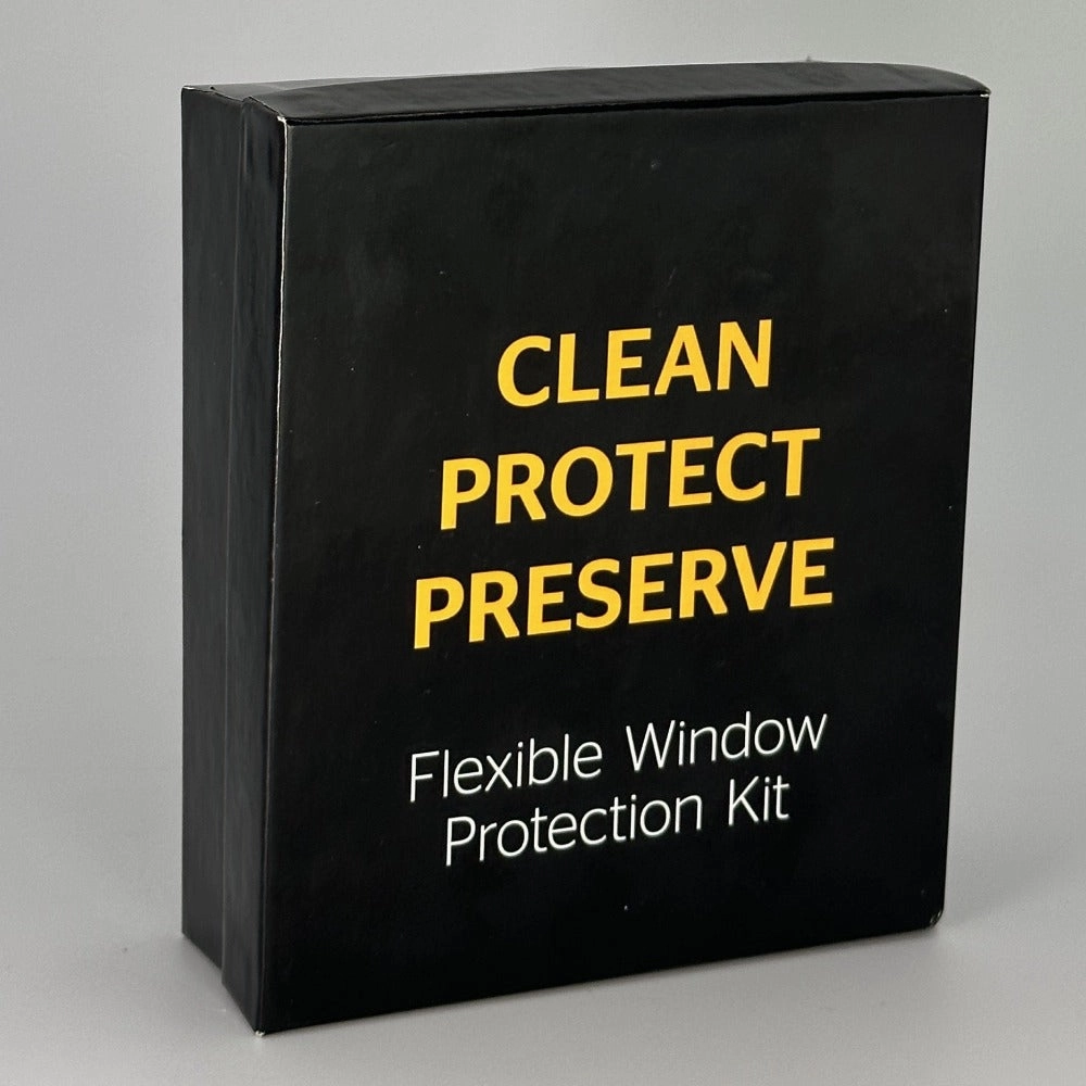 Clear Vinyl soft glass Cleaning Kit