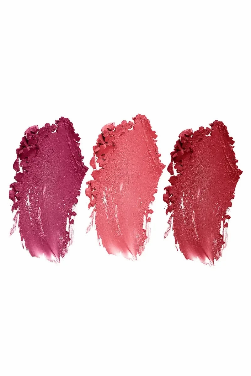 Colors Queen It All Matte Lipstick Long Lasting Lip Crayon 3 Pcs (Plum Pick, Rich High, Pink Up)