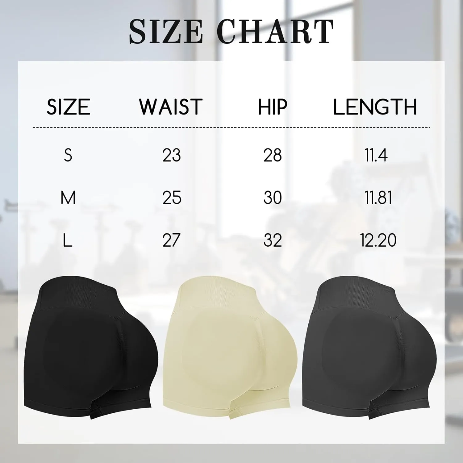 Coume 3 Pack Workout Shorts for Women Waist Seamless High Cross Scrunch Butt Lifting Biker Gym Yoga Athletic Booty Shorts