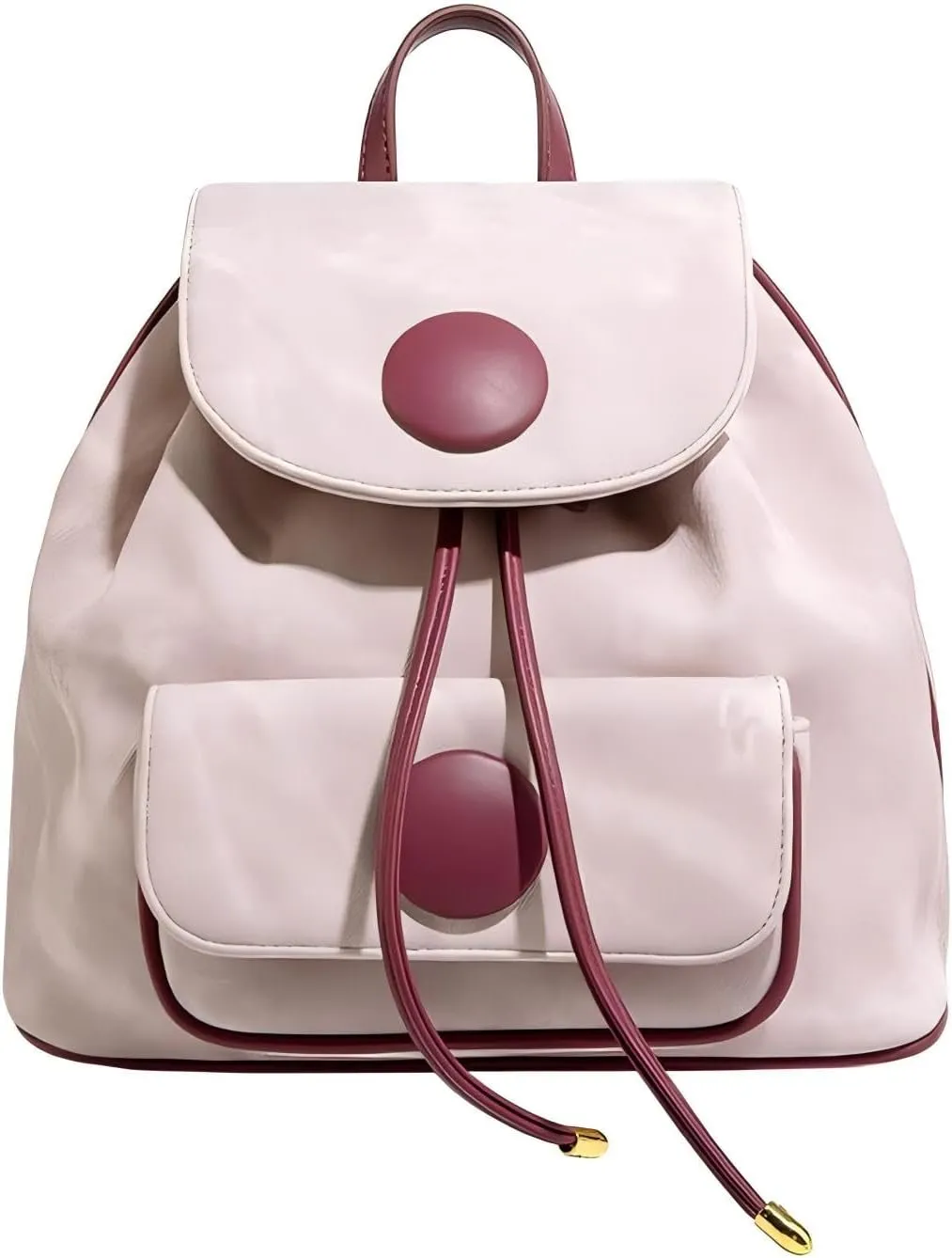 Cowboy pink backpack female 2024 new bag senior sense of niche large capacity original travel shoulder bag