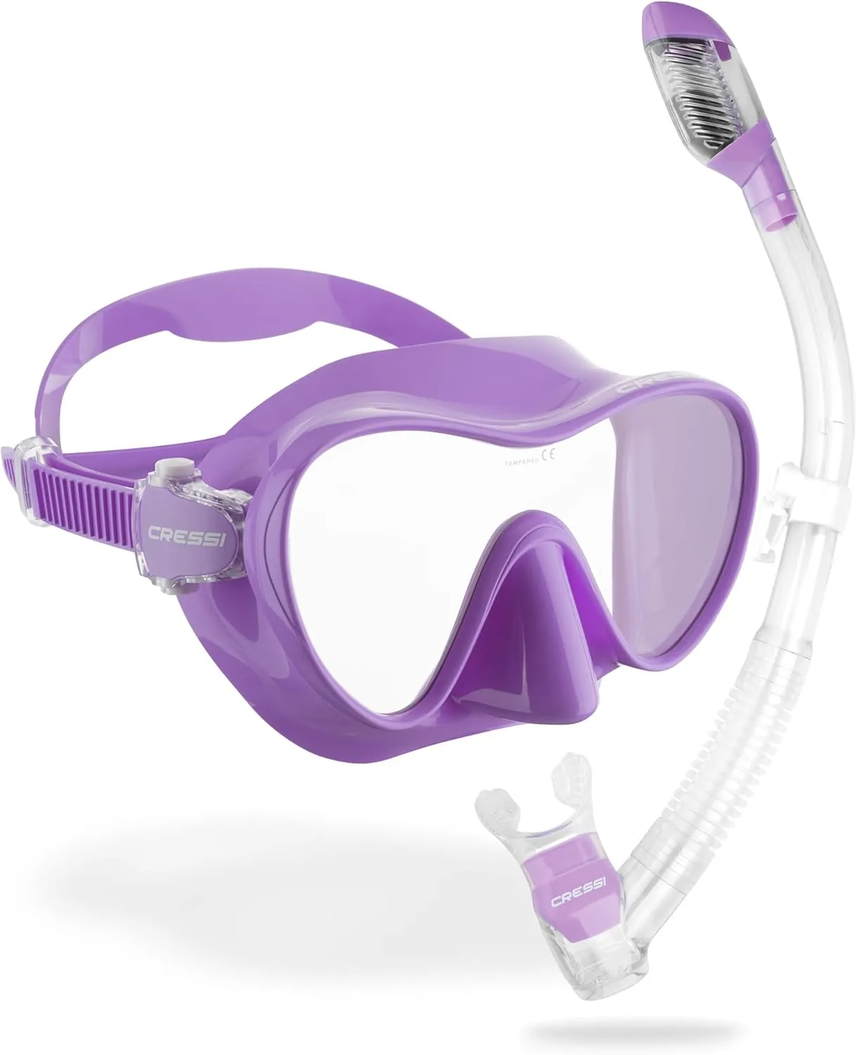 Cressi Scuba Diving Snorkeling Kit - Freediving Mask & Dry Snorkel - F1 & Supernova Dry: Designed in Italy