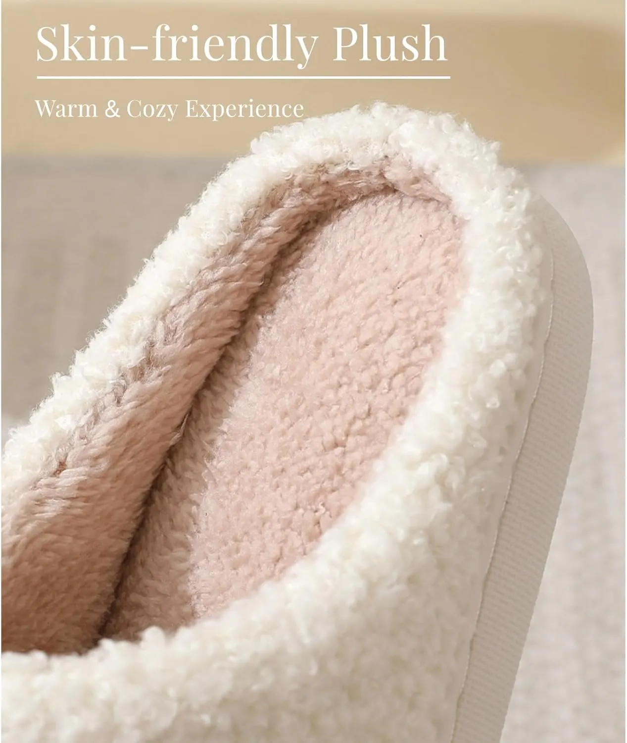 Cute Fruit Peach Pattern Slippers Warm Cozy Soft Fuzzy Fluffy Furry for Home Comfort Fall/Winter Holiday Season Indoor Warmth for Women