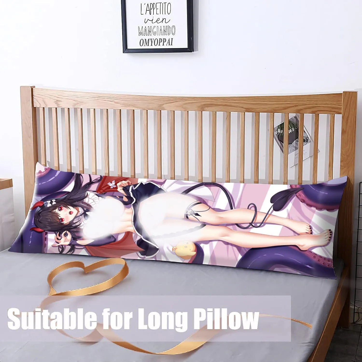 Dakimakura Anime Azur Lane Hugging Body Pillow Case, 19""x59"" Throw Pillow Cover, Double-Sided Print Bedding Decorative Pillowcase (Royal Fortune), FA11K