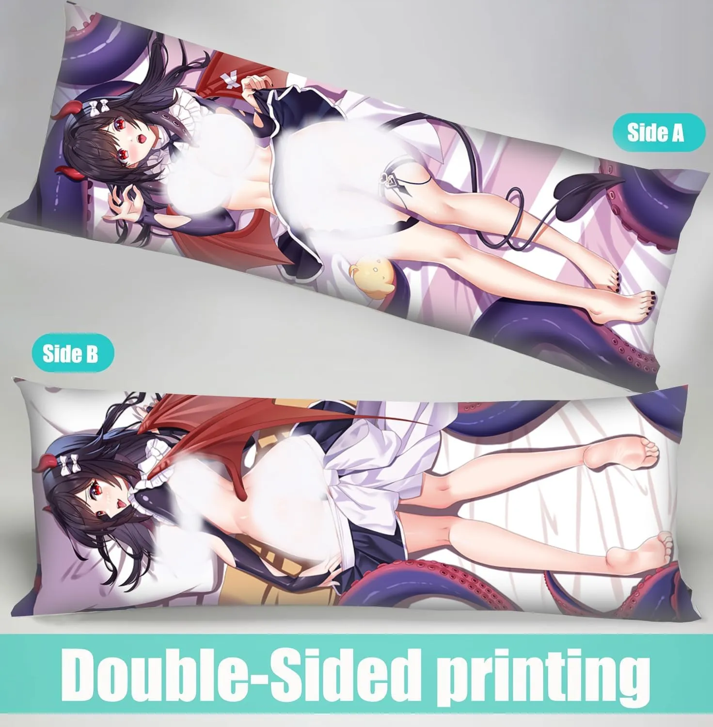 Dakimakura Anime Azur Lane Hugging Body Pillow Case, 19""x59"" Throw Pillow Cover, Double-Sided Print Bedding Decorative Pillowcase (Royal Fortune), FA11K