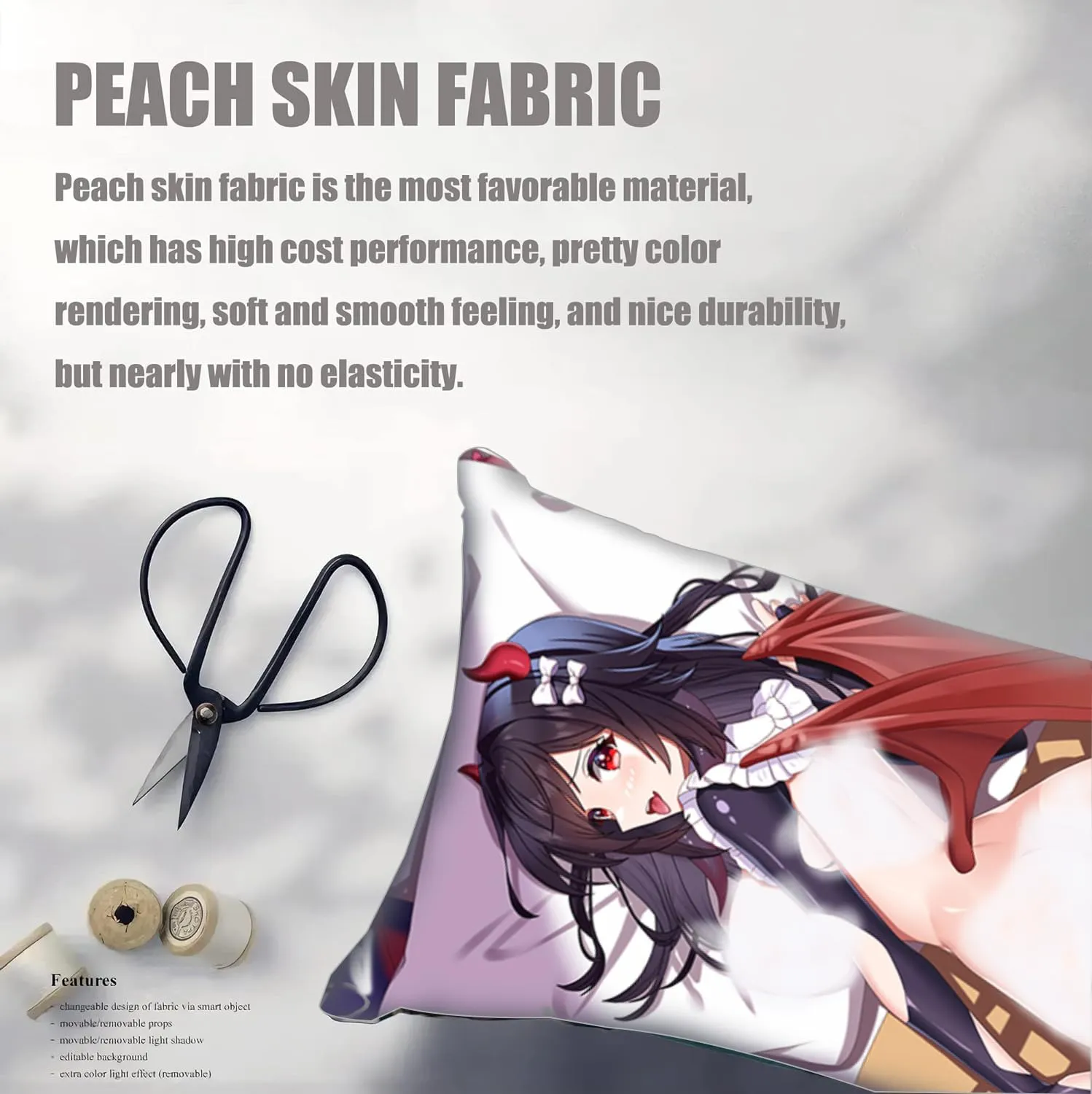 Dakimakura Anime Azur Lane Hugging Body Pillow Case, 19""x59"" Throw Pillow Cover, Double-Sided Print Bedding Decorative Pillowcase (Royal Fortune), FA11K