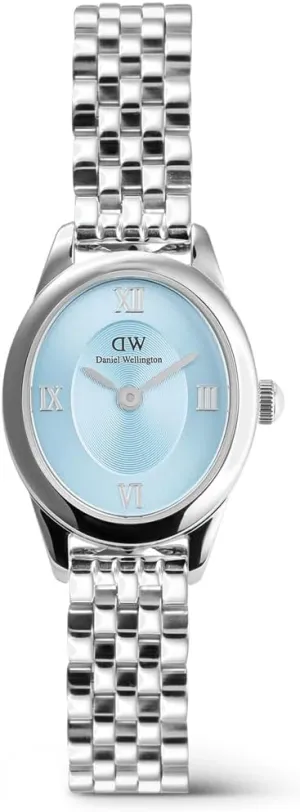 Daniel Wellington Ophelia Mini Women’s Watch - 25.5x22mm Case, Japanese Quartz Movement, 316L Stainless Steel Link Strap, Water Resistant, Bracelet Wrist Watch for Women