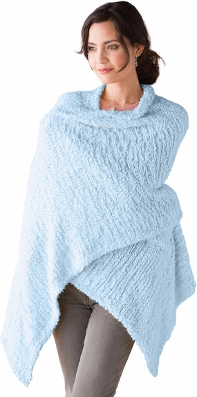 DEMDACO One Size Soft Knit Giving Shawl Wrap