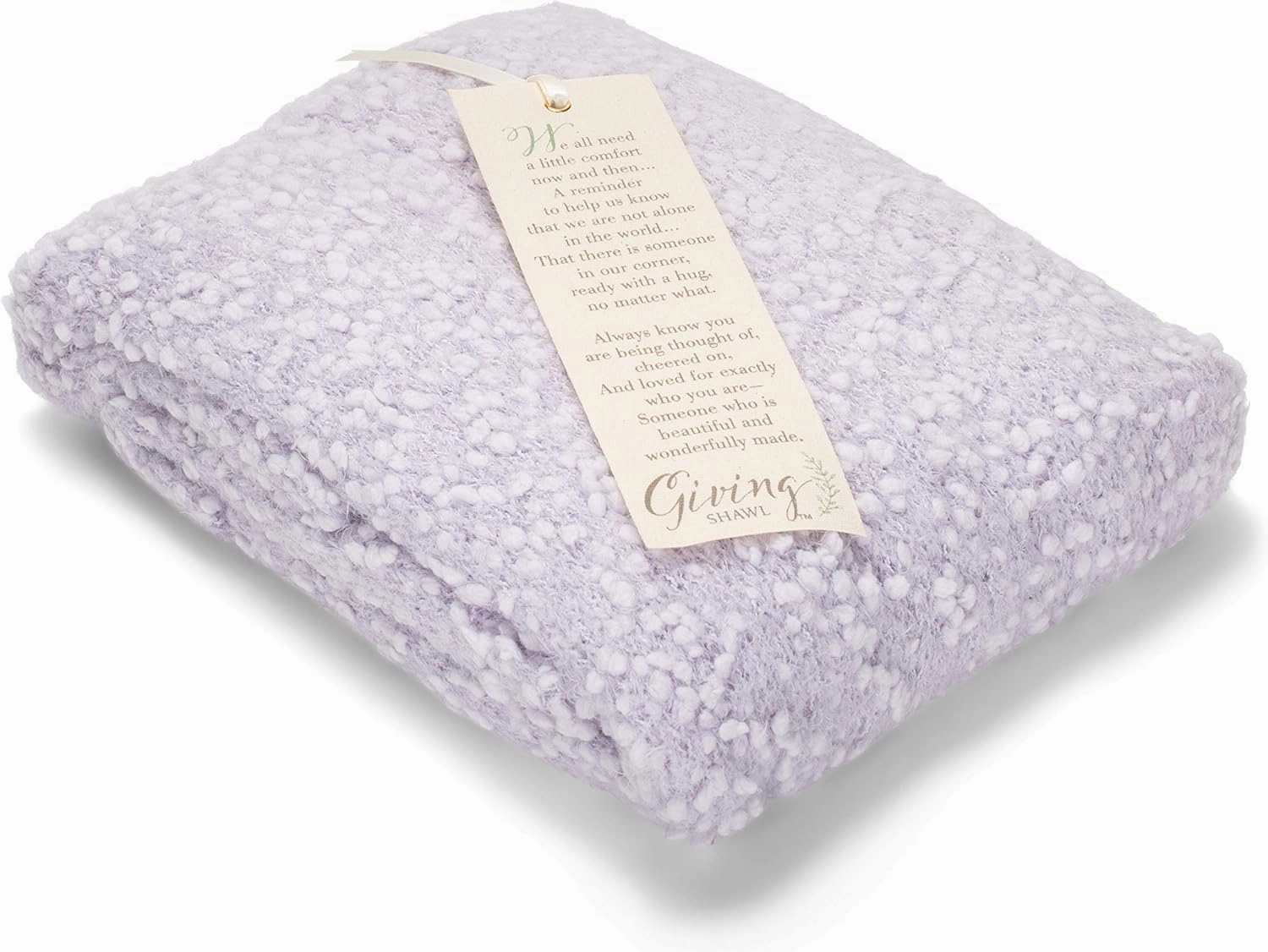 DEMDACO One Size Soft Knit Giving Shawl Wrap
