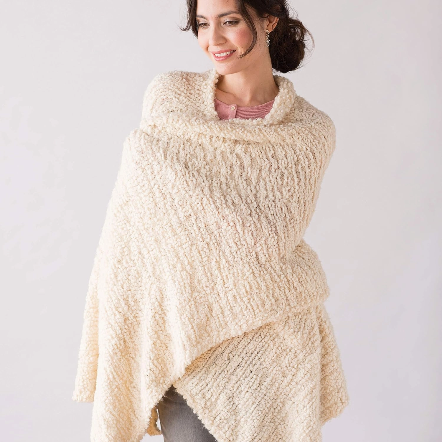 DEMDACO One Size Soft Knit Giving Shawl Wrap