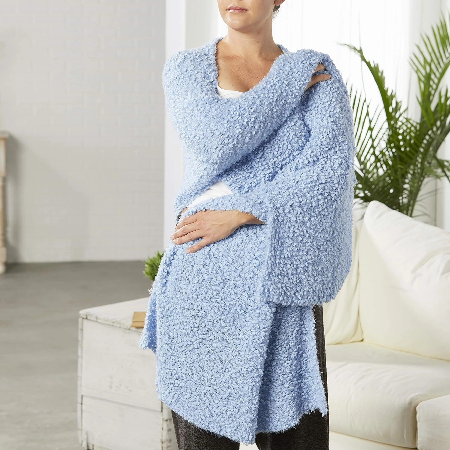 DEMDACO One Size Soft Knit Giving Shawl Wrap