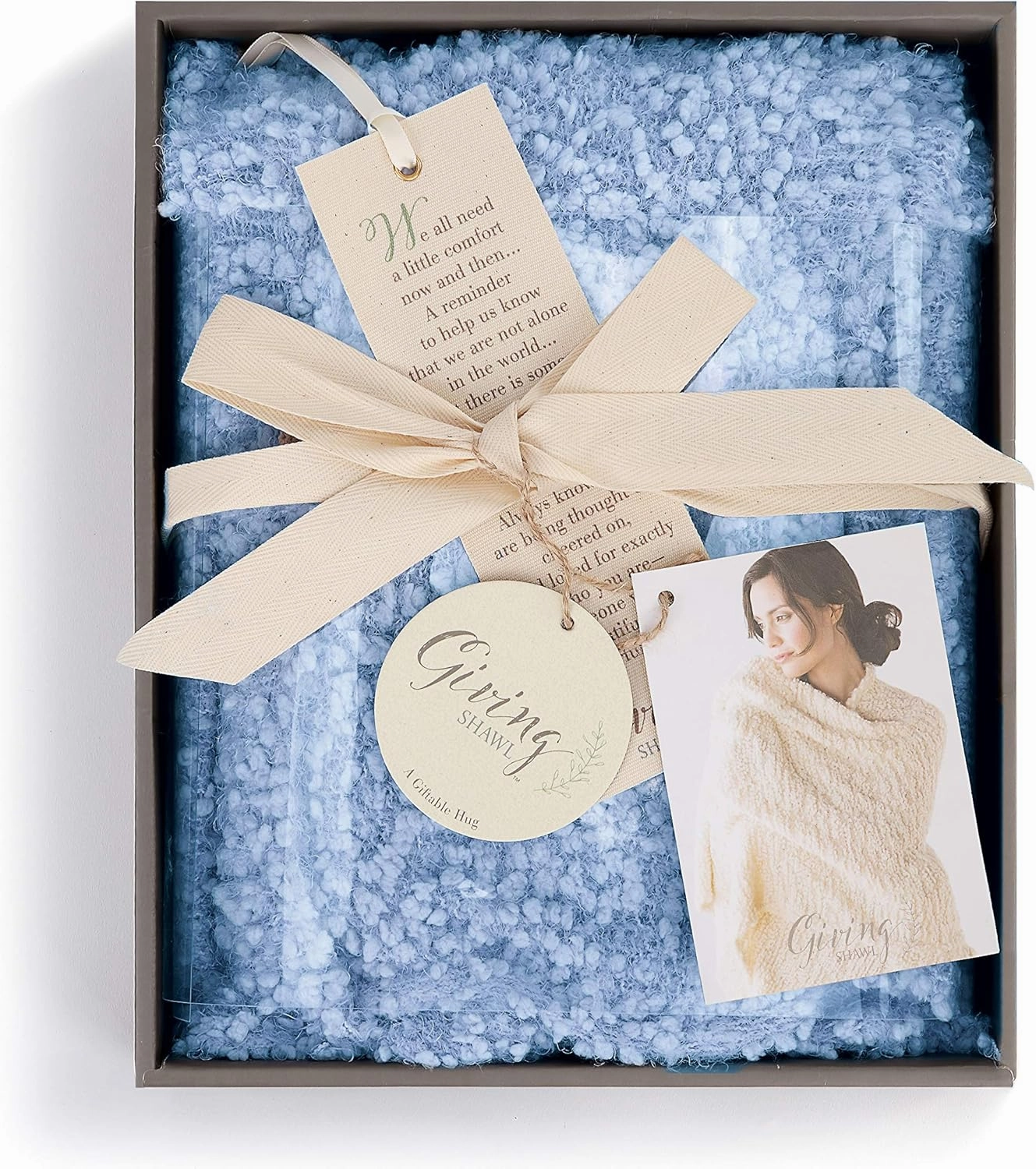 DEMDACO One Size Soft Knit Giving Shawl Wrap