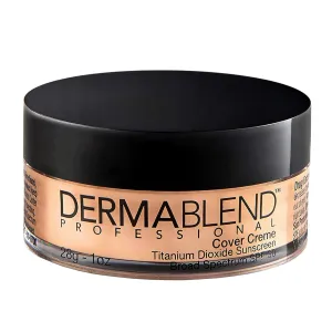 Dermablend Cover Crème Full Coverage Foundation Makeup, Hydrating Cream Concealer for Dark Circles and Blemishes, Maximum Coverage with Mineral Sunscreen SPF 30, 1 OZ