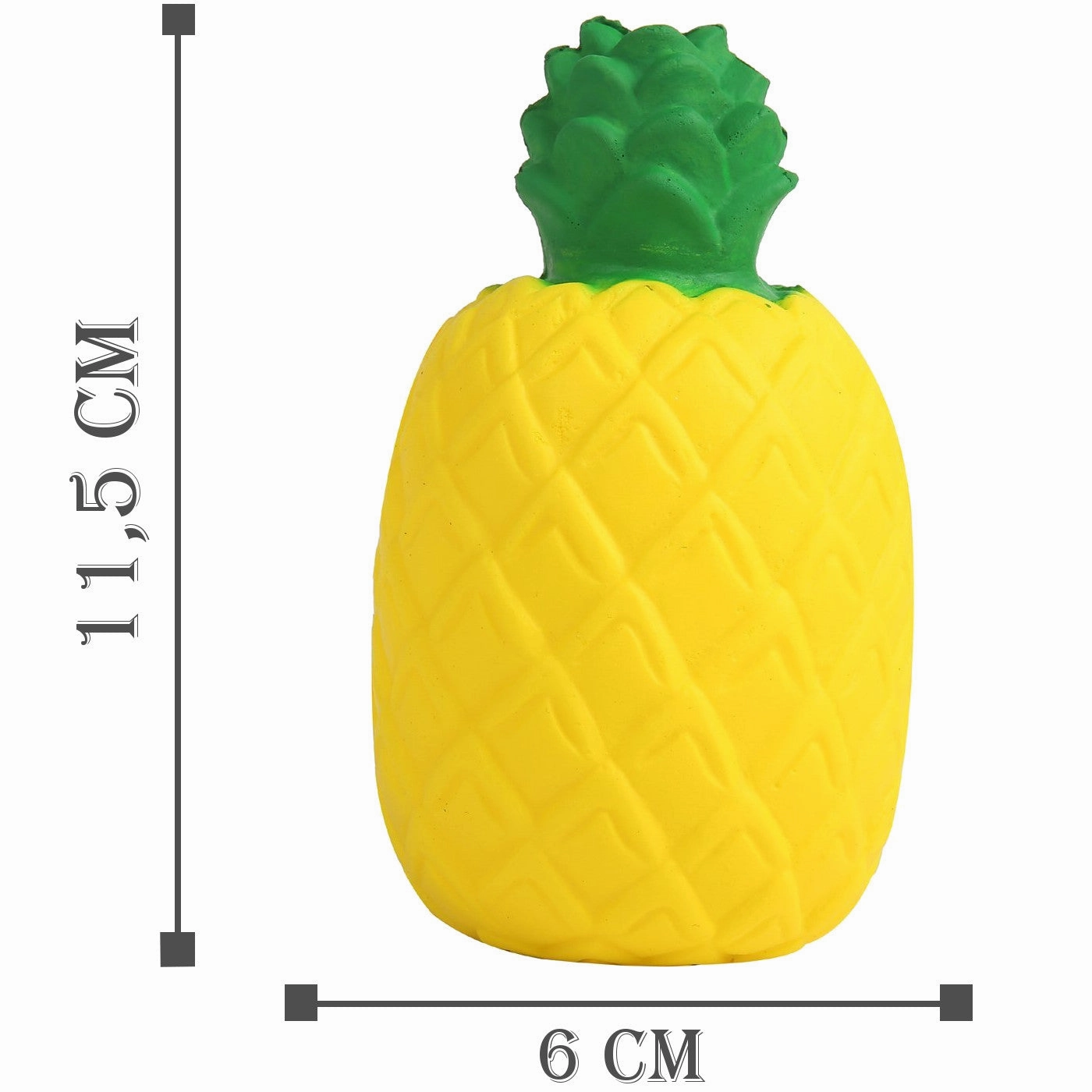 Desire Deluxe - Squishies Pack Slow Rising Squishy Toys Scented Squishy Squeeze Toy for Kids -Peach Banana Pineapple
