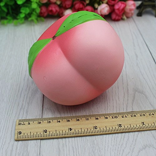 Desire Deluxe - Squishies Pack Slow Rising Squishy Toys Scented Squishy Squeeze Toy for Kids -Peach Banana Pineapple