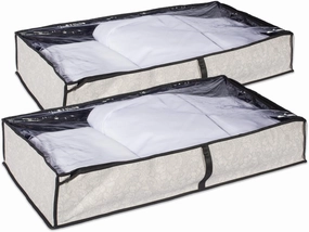 DII Breathable Closet Soft Storage Bag, Damask, Chest Size