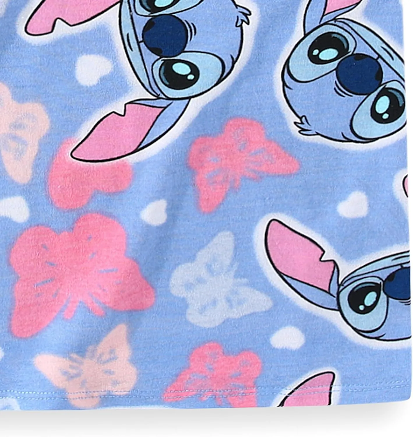Disney Lilo & Stitch Girls 2 Pack Short Sleeve T-Shirt for Big Kids