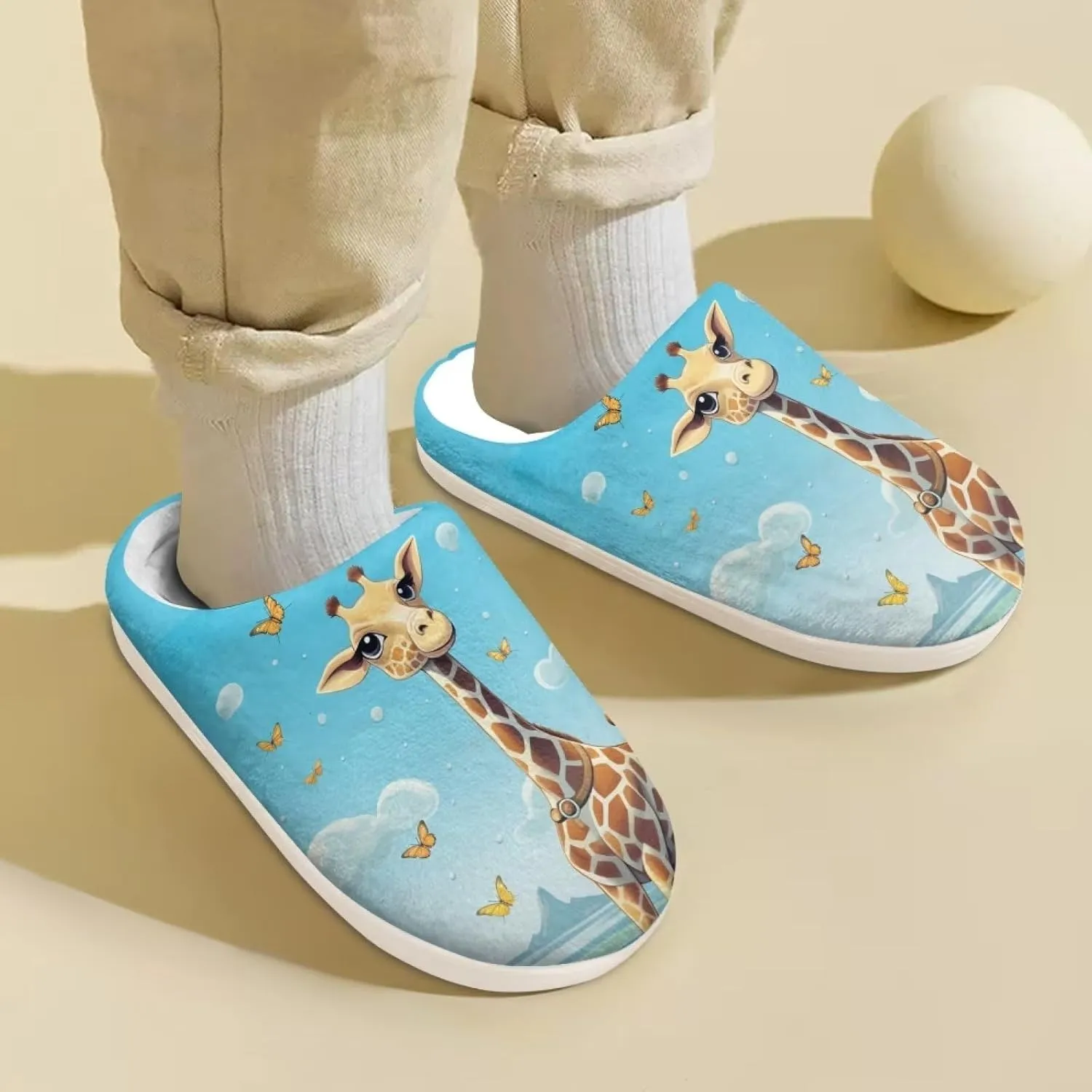 DISNIMO Kids Slippers Girls Slippers for Kids Boys Soft Lightweight Cozy Bedroom House Shoes for Indoor and Outdoor Size 9-14.5