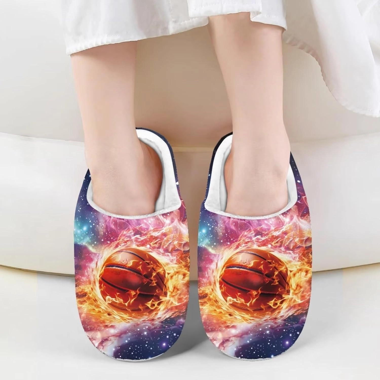 DISNIMO Kids Slippers Girls Slippers for Kids Boys Soft Lightweight Cozy Bedroom House Shoes for Indoor and Outdoor Size 9-14.5