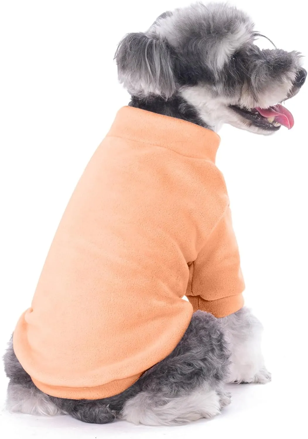 Dog Sweater, 3 Pack Dog Sweaters for Small Dogs Girl Boy, Ultra Soft Warm Puppy Clothes Dog Coat for Winter (Peach Lt Camel Pink, X-Large)