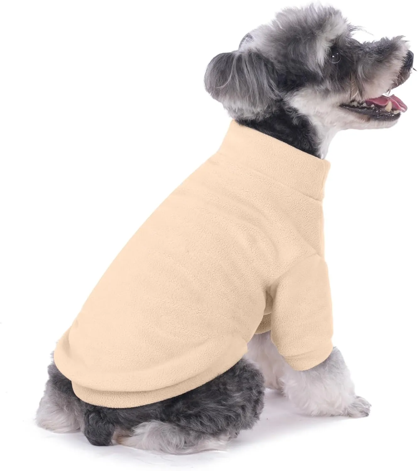 Dog Sweater, 3 Pack Dog Sweaters for Small Dogs Girl Boy, Ultra Soft Warm Puppy Clothes Dog Coat for Winter (Peach Lt Camel Pink, X-Large)