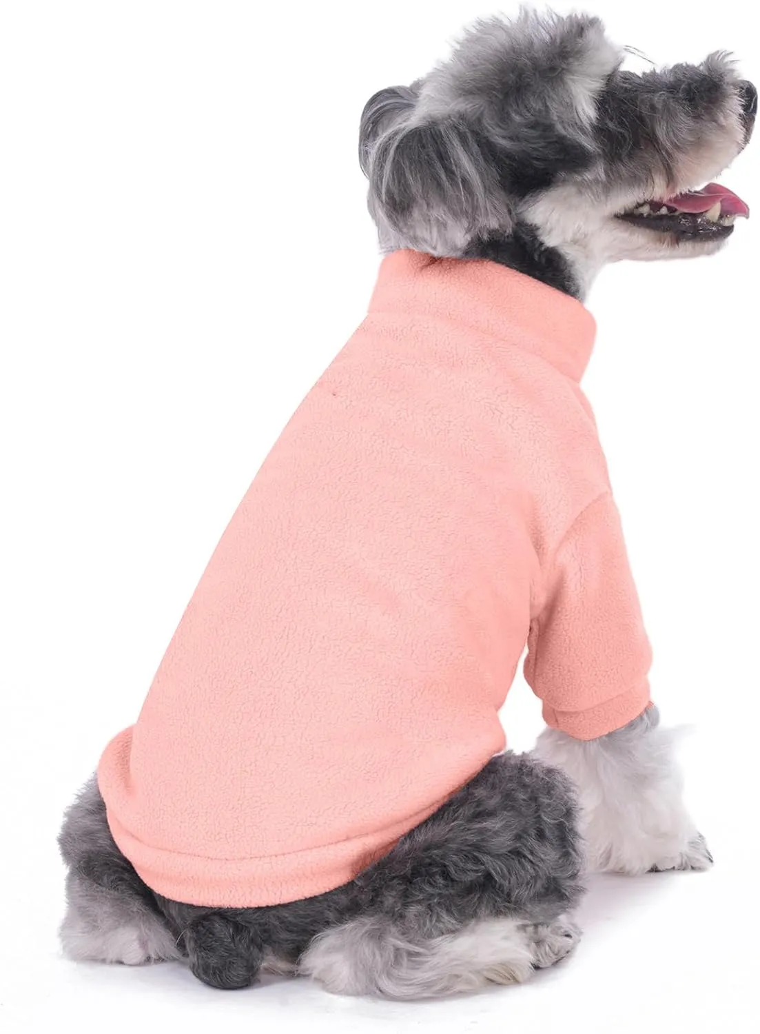 Dog Sweater, 3 Pack Dog Sweaters for Small Dogs Girl Boy, Ultra Soft Warm Puppy Clothes Dog Coat for Winter (Peach Lt Camel Pink, X-Large)