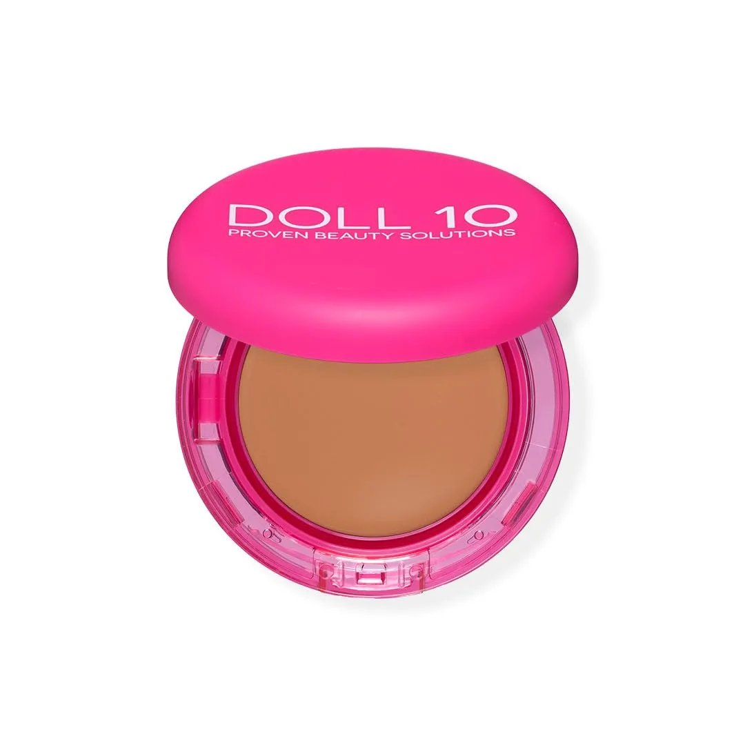 Doll 10 Peptide Bounce Balm Foundation™ – Hydrating, Age-Defying Foundation for Older Women, All Skin Types – Vegan, Clean, Natural, Medium Buildable Coverage, Blurs Fine Lines - [Medium]