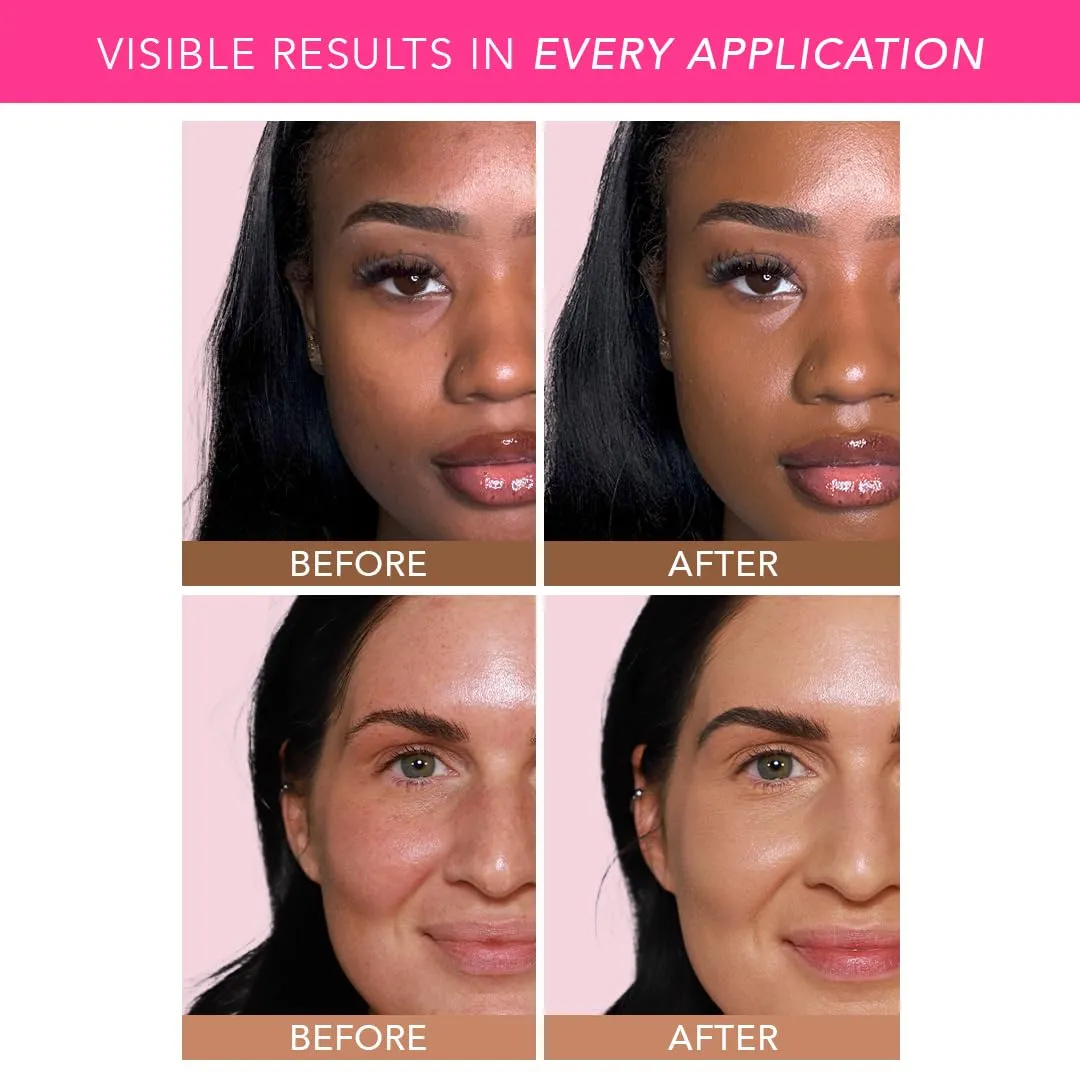 Doll 10 Peptide Bounce Balm Foundation™ – Hydrating, Age-Defying Foundation for Older Women, All Skin Types – Vegan, Clean, Natural, Medium Buildable Coverage, Blurs Fine Lines - [Medium]