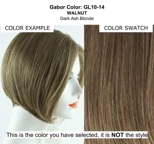 Dream Do Wig Color GL10-14 WALNUT - Gabor Wigs 5" Curly Shag Full Volume Barrel Waves Flexlite Synthetic Lace Front Sculpted Cut Bundle MaxWigs Hairloss Booklet