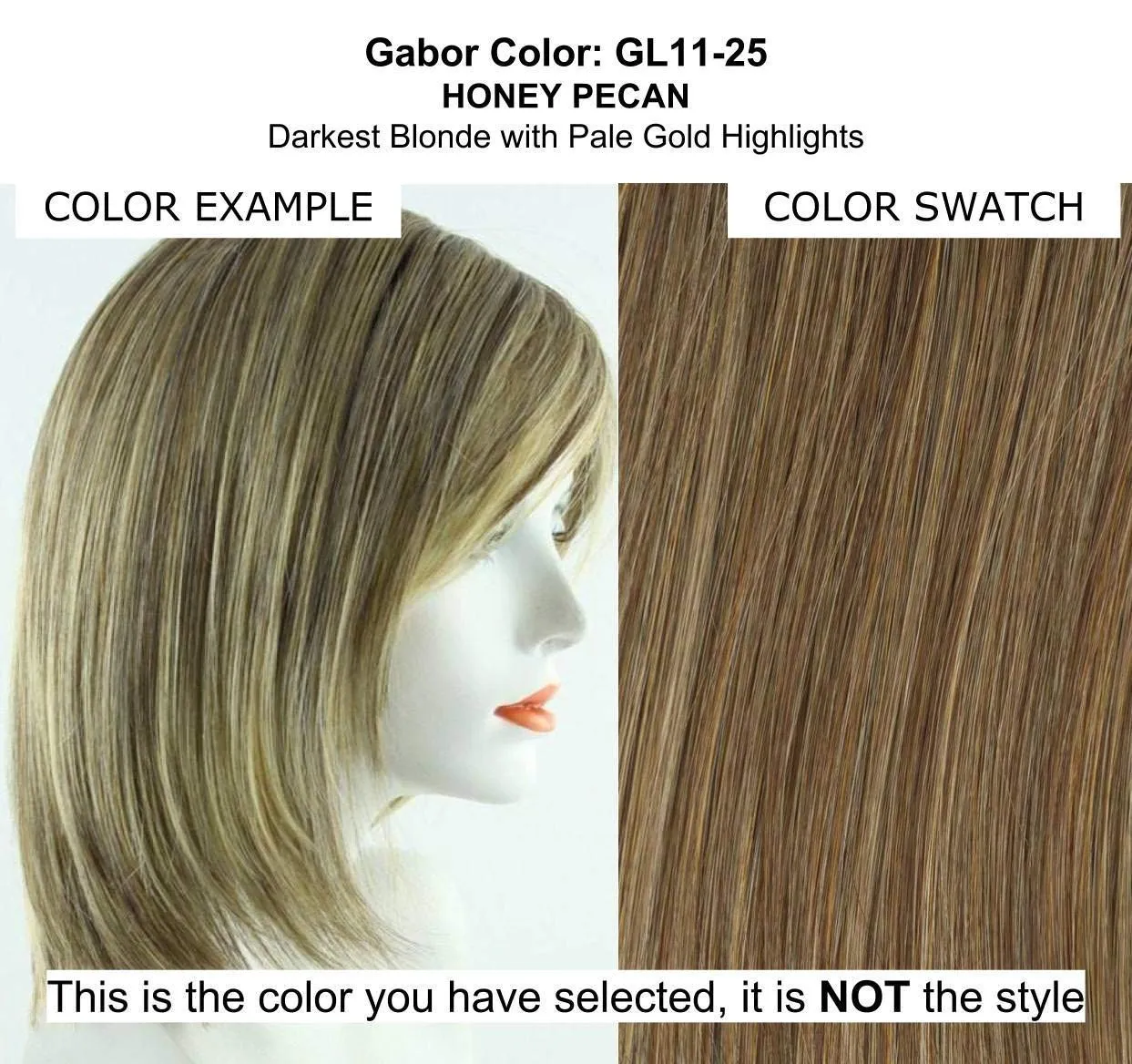 Dream Do Wig Color GL11-25 HONEY PECAN - Gabor Wigs 5" Curly Shag Full Volume Barrel Waves Flexlite Synthetic Lace Front Sculpted Cut Bundle MaxWigs Hairloss Booklet