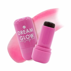 Dream Glow Collagen Water Jelly Tint 001 Sun-Kissed Berry – 2-in-1 Lip and Cheek Stain | Hydrating Glossy Finish | Long-Lasting, Lightweight, Buildable Color | Korean Makeup Inspired