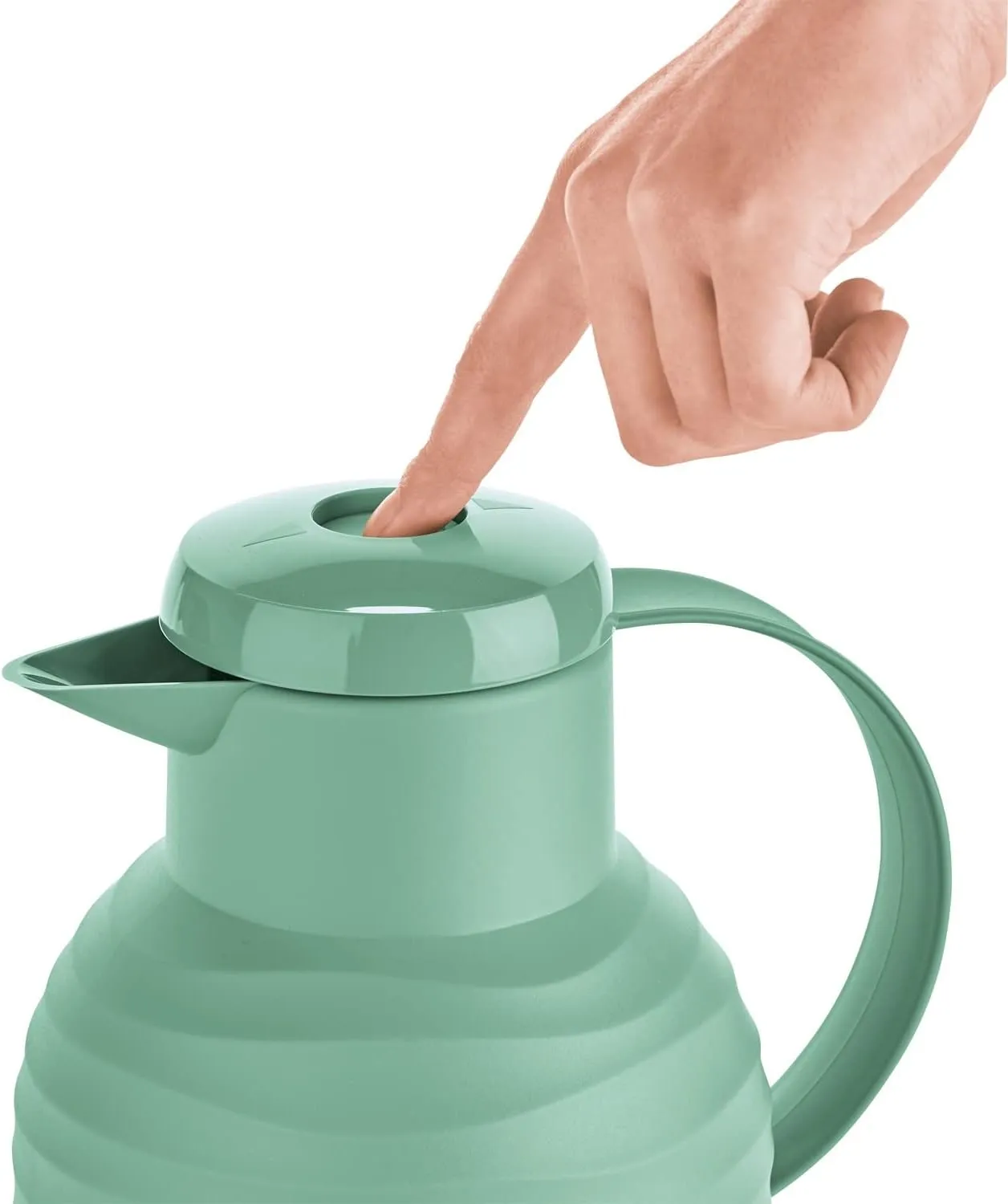 Emsa Samba Wave Vacuum Flask 1 Litre Plastic