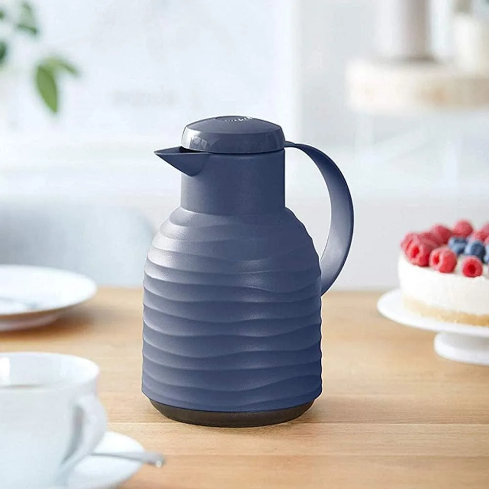 Emsa Samba Wave Vacuum Flask 1 Litre Plastic