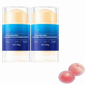 Equrhsa Foot Care Cream Cracked Feet,Eourhsa Crack Feet Prevention Stick,Cracked Heel Stick Balm,Heel Balm For Dry Crack FeetS,Anticrack Foot Cream Roll On,Hydrating And Anti-Cracking,Smoothing (A, 2)