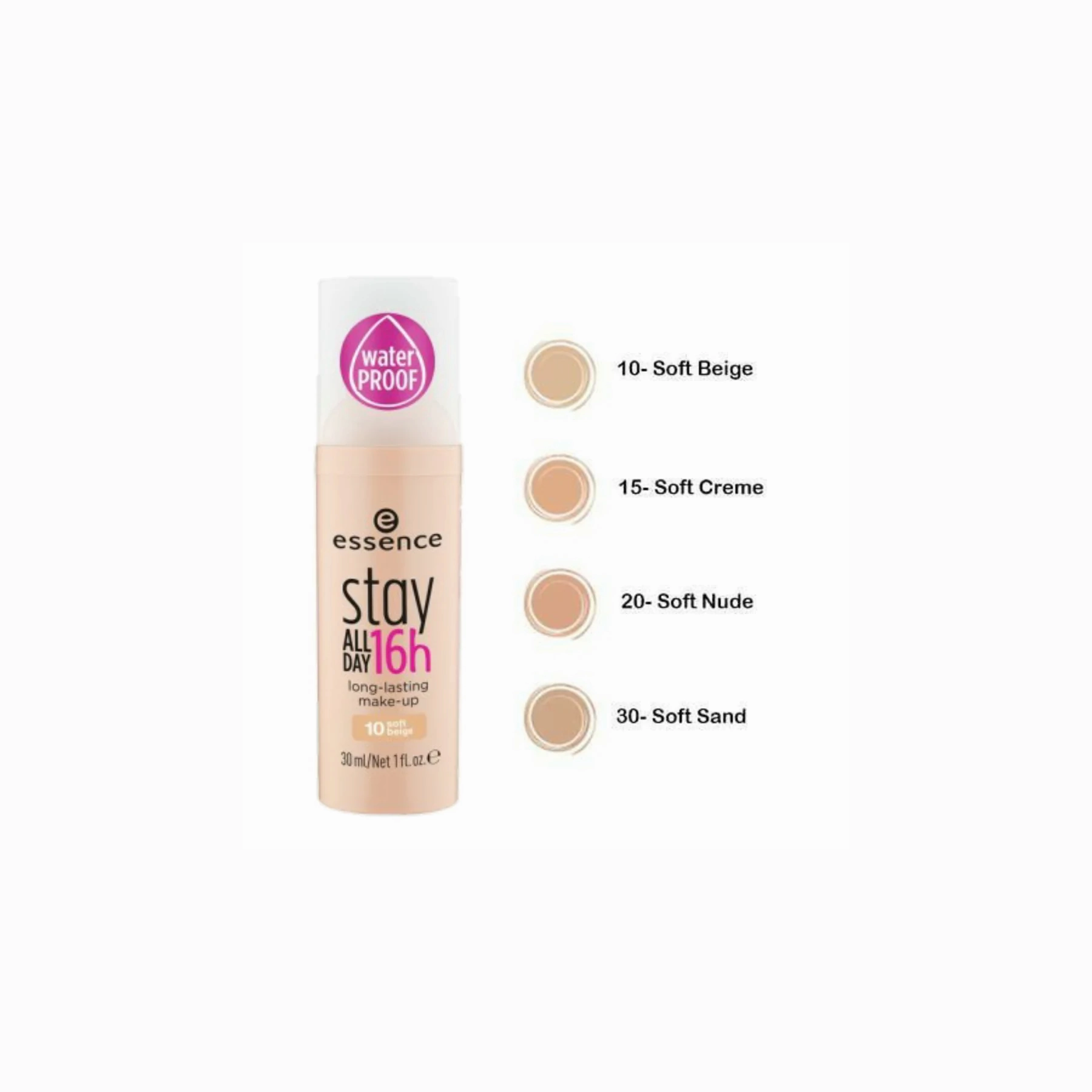 Essence Stay All Day 16h Long-lasting Foundation - 30ml