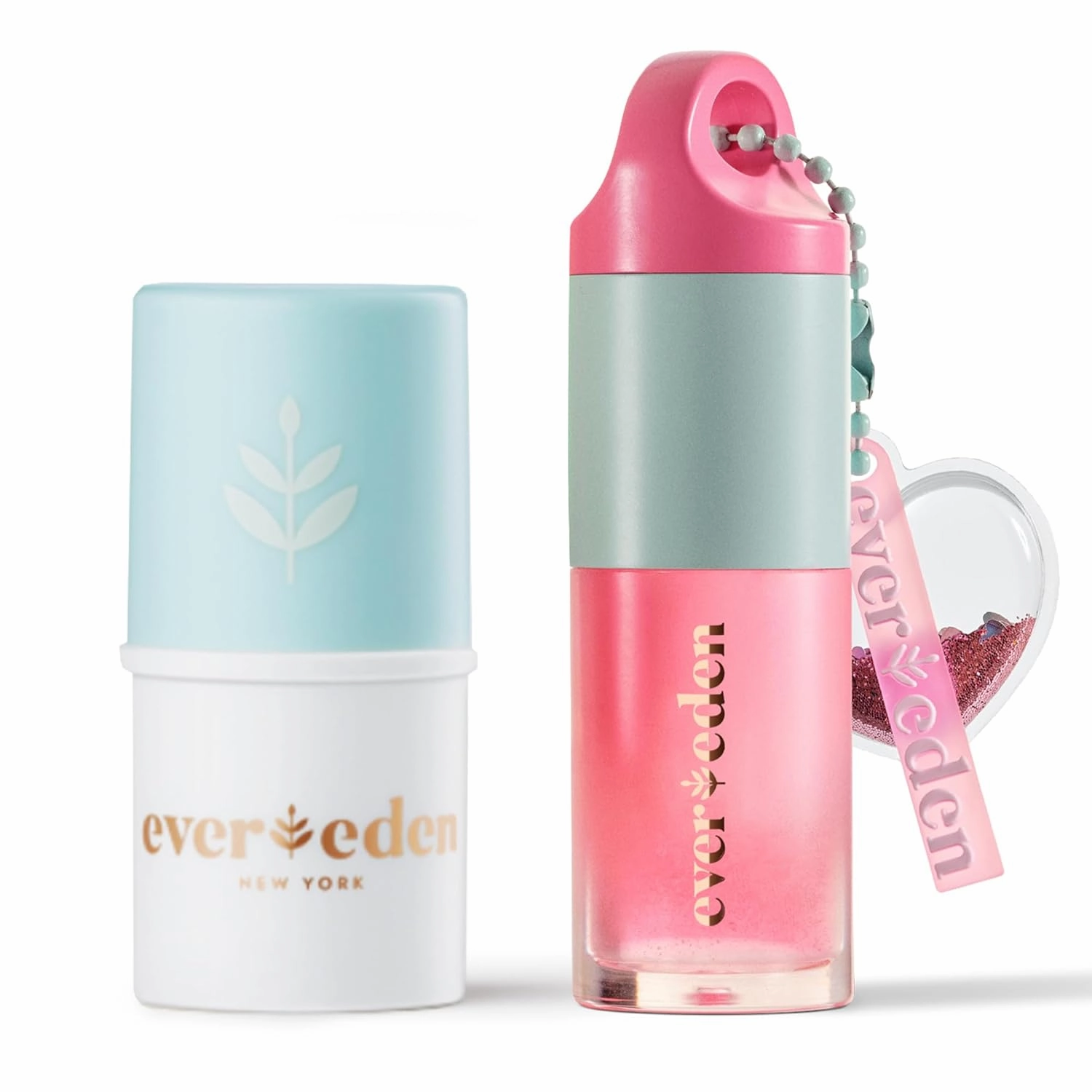 Evereden Baby & Kids Lip Care Set: Non-Toxic Lip Balm & Tinted Lip Gloss – Perfect Hydrating Base & Sakura Gloss for Soft Lips | Non-toxic and Fragrance Free Baby Lip Balm