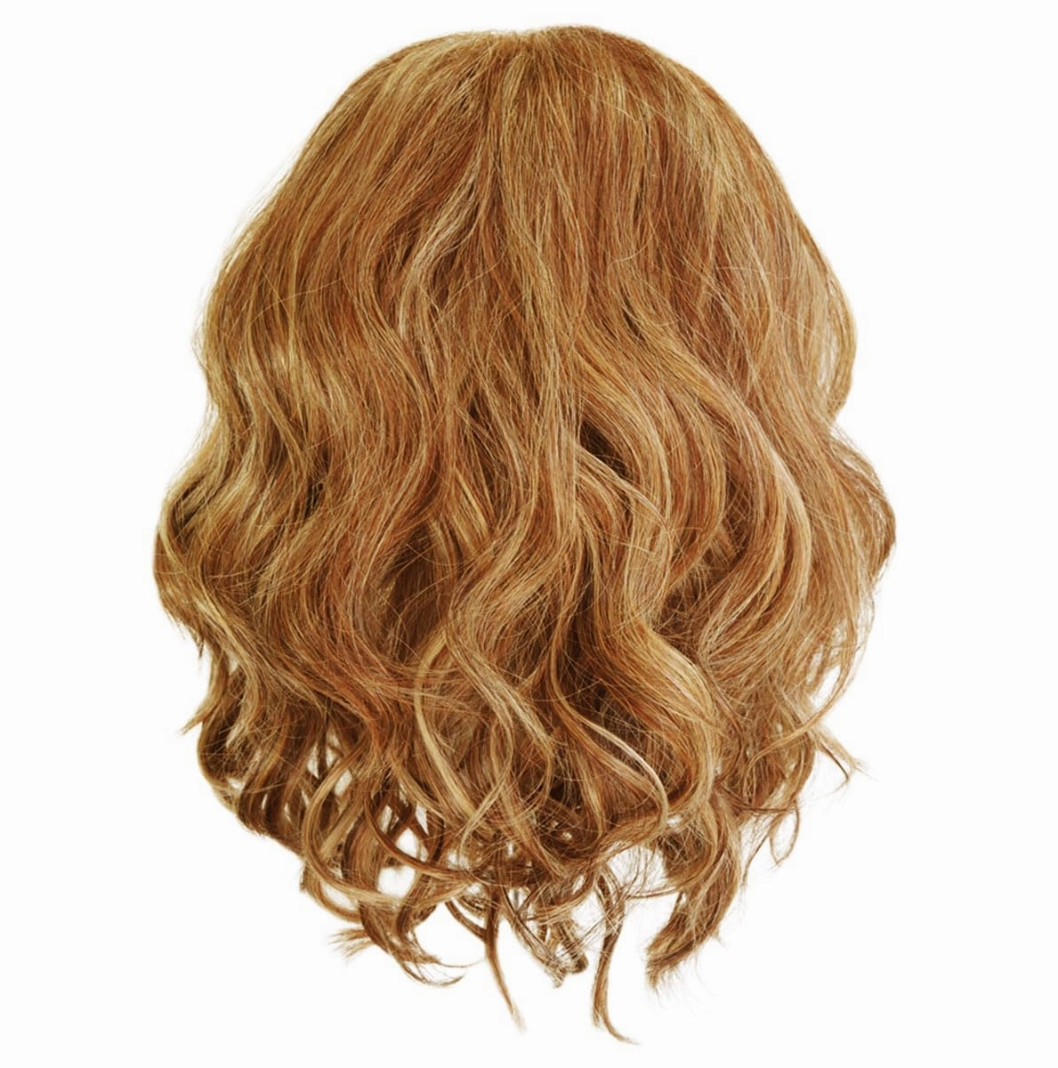 Fancy Chic Mid-Lenth Layered Tousled Bob Wig by Hairuwear, Average Cap - Dark Blonde