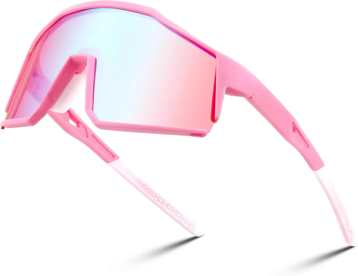FEISEDY Sports Sunglasses Wraparound 80s Visor Men Women Outdoor Shield Baseball Sunglasses B4125