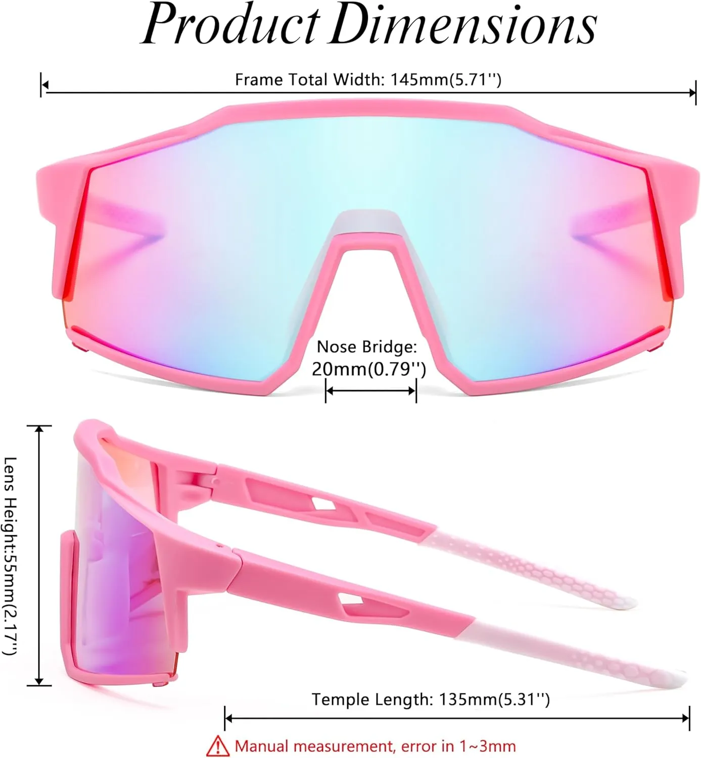FEISEDY Sports Sunglasses Wraparound 80s Visor Men Women Outdoor Shield Baseball Sunglasses B4125